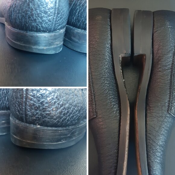 Rare Crockett & Jones Athlone SZ 9.5 Water Bison Vintage Black Men's Derby Shoes - Picture 7 of 16